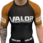 IBJJF Brown Belt Ranked No Gi BJJ/MMA Rash Guard - Brown/Black - Valor Fightwear