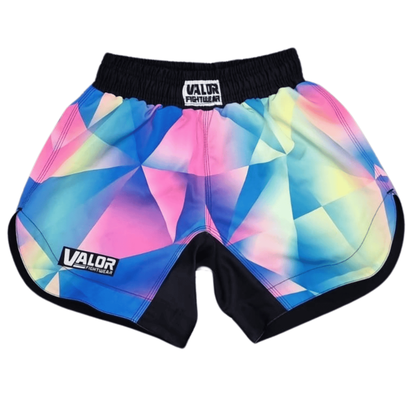 Kids Geometric No Gi BJJ/MMA Board Shorts - Fusion - Valor Fightwear Kids MMA Shorts Valor Fightwear