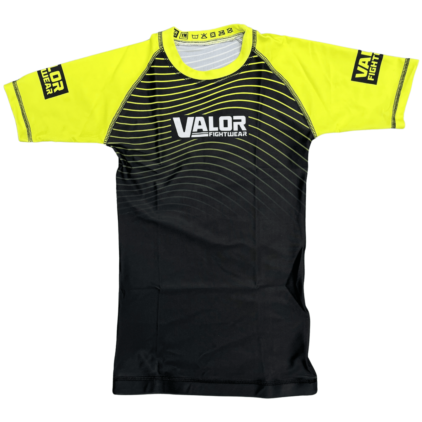 Kids Valor Yellow BJJ Rashguard