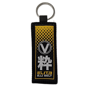 Valor - Elite BJJ Belt Keyring Valor Fightwear BLACK